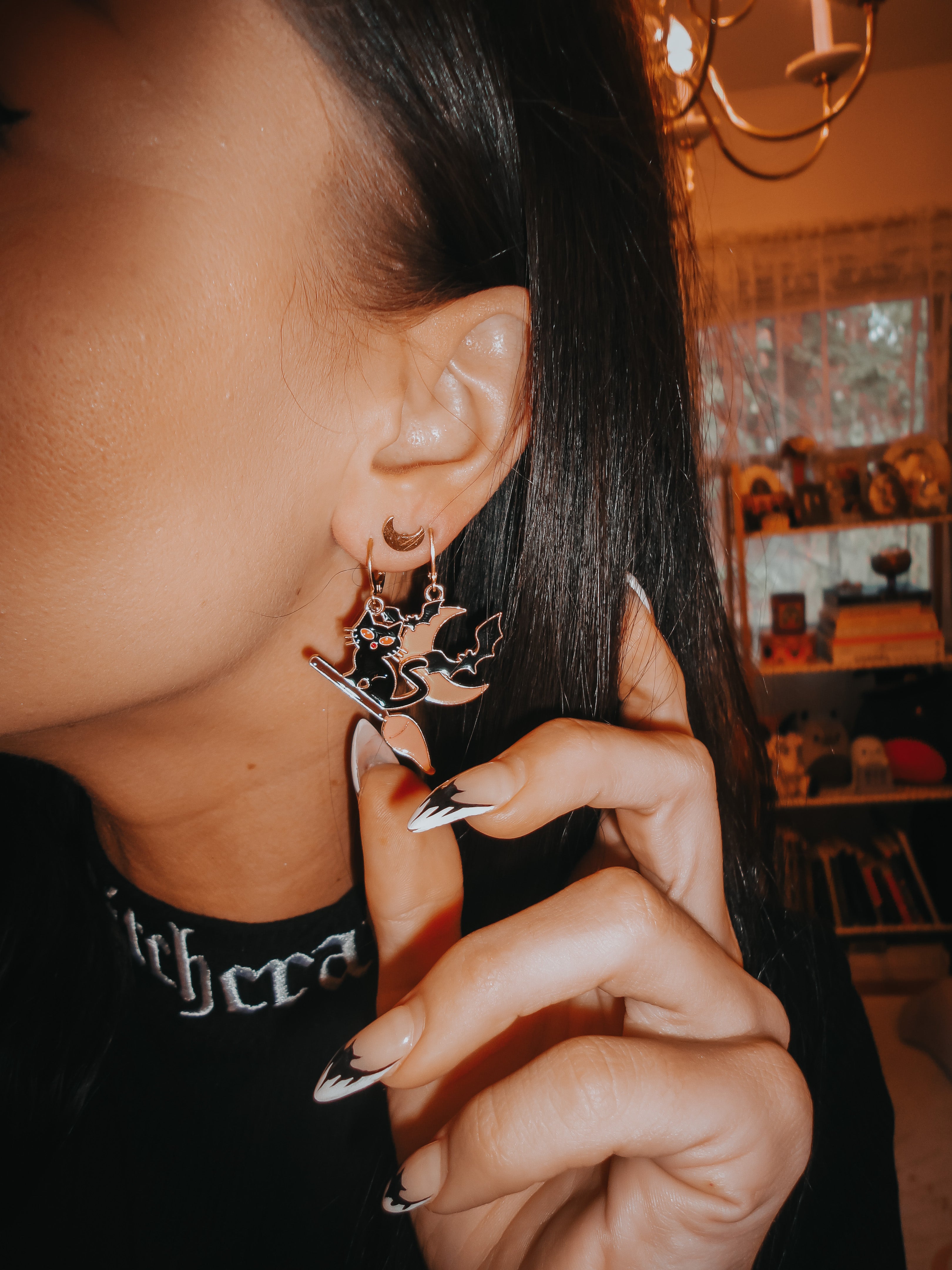 Hell Cat Earrings