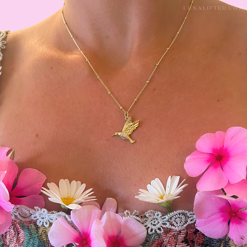 Donna Jean Humming Bird Necklace