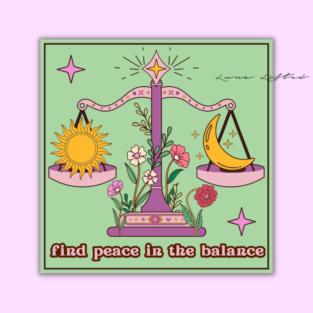 Peace in the Balance Sticker
