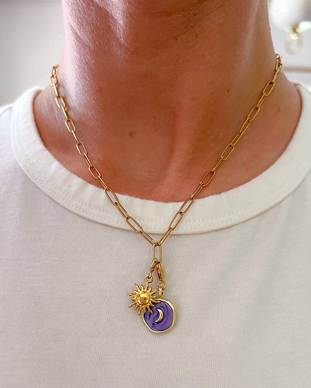 Lavender Moon Charm