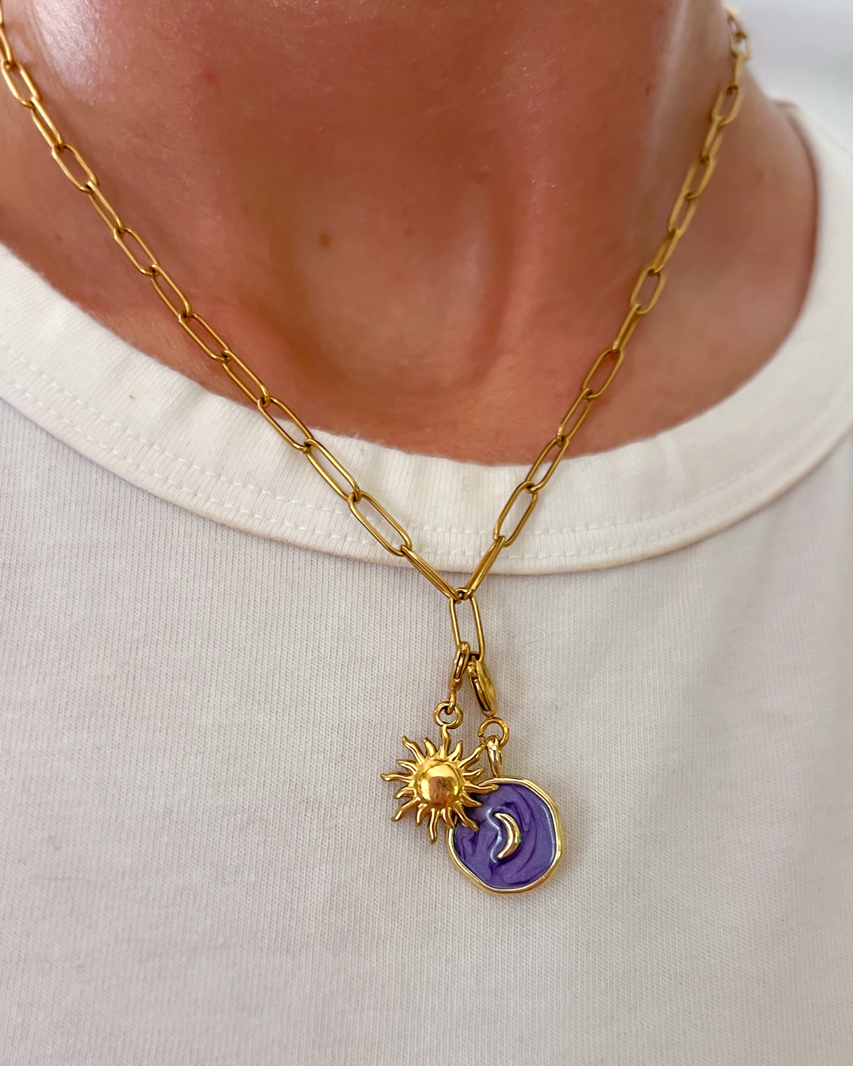 Lavender Moon Charm