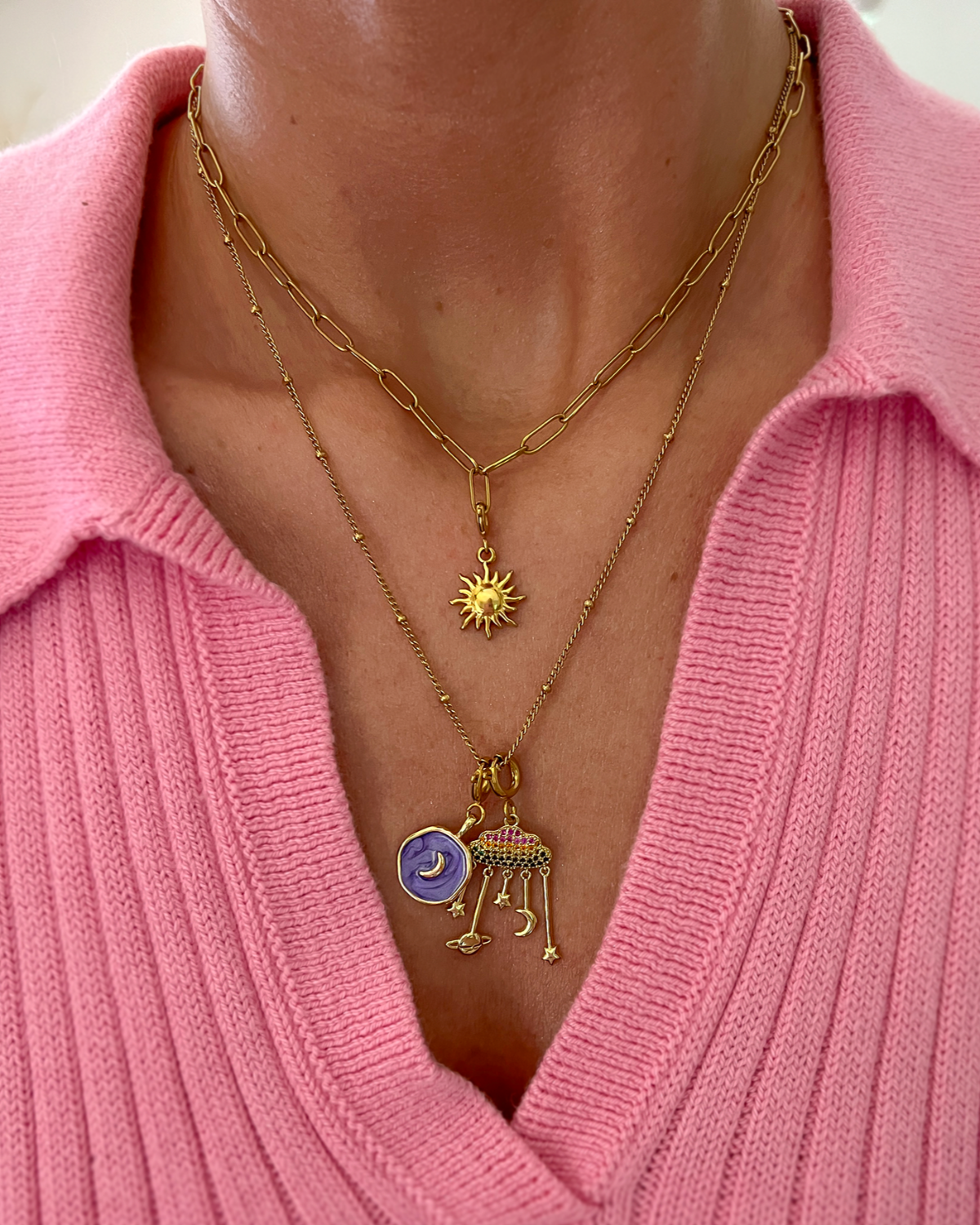 Lavender Moon Charm