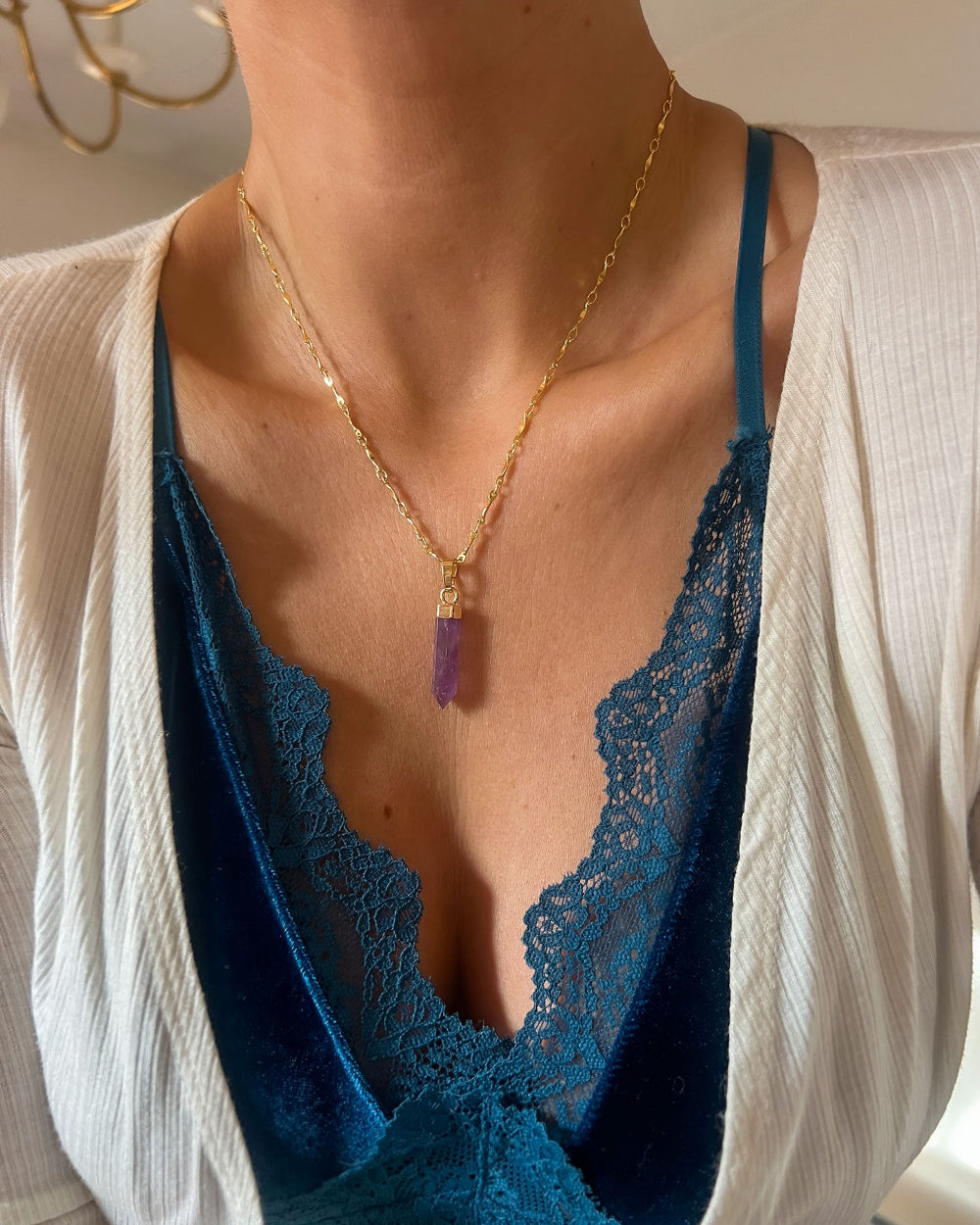Amethyst Point Necklace