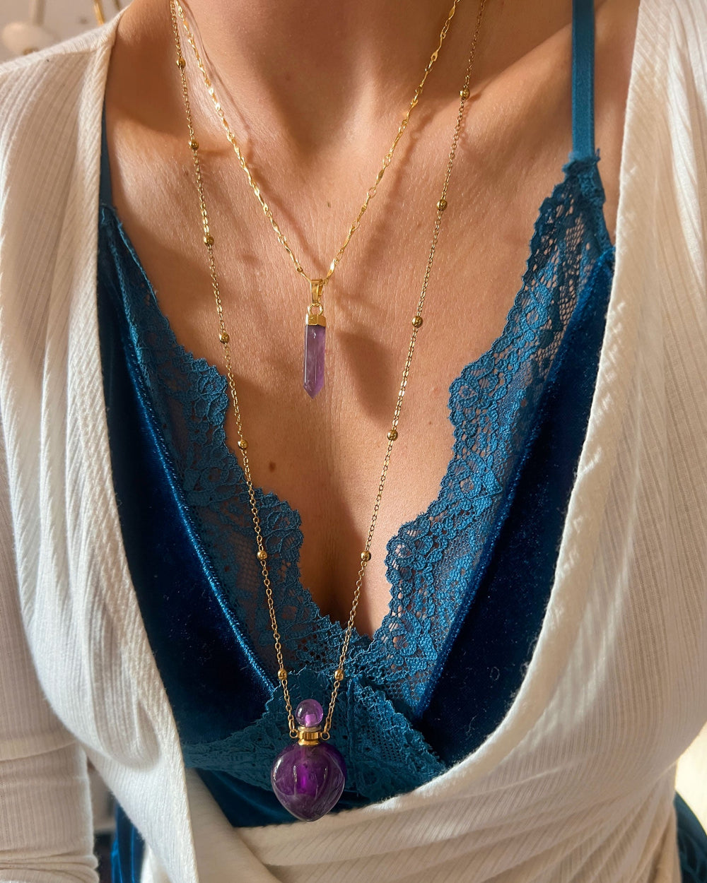 Amethyst Point Necklace