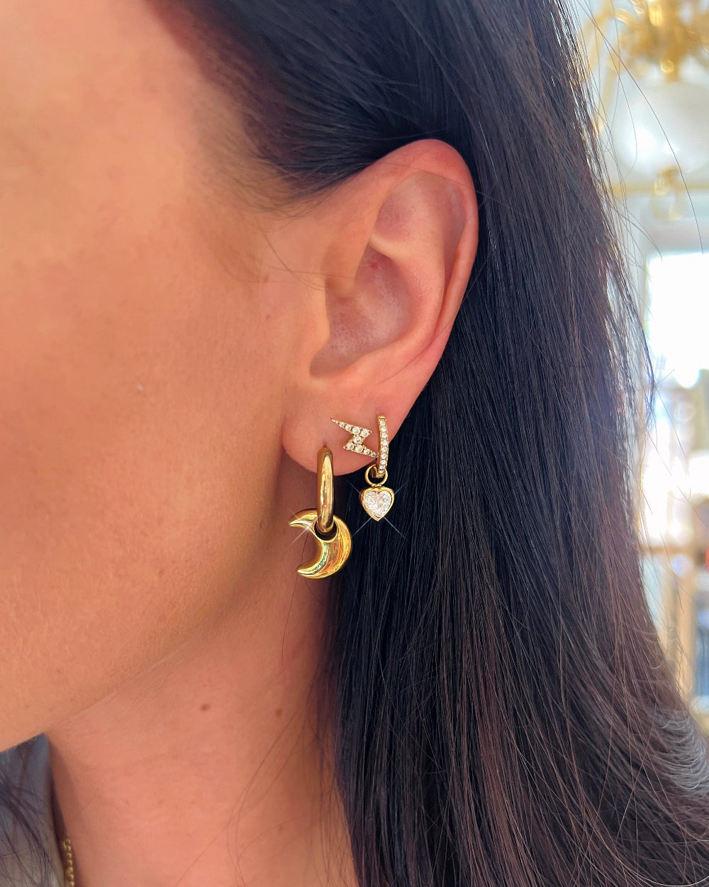 Lightning Bolt Studs