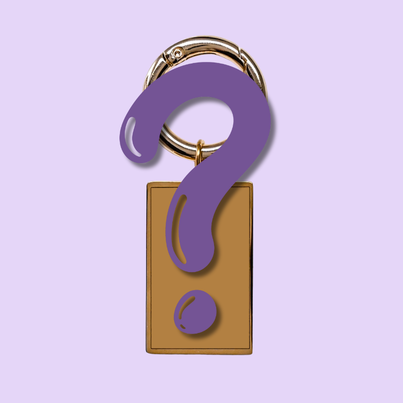 Tarot Card Bag Charm