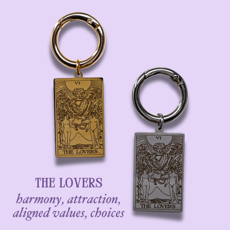 Tarot Card Bag Charm
