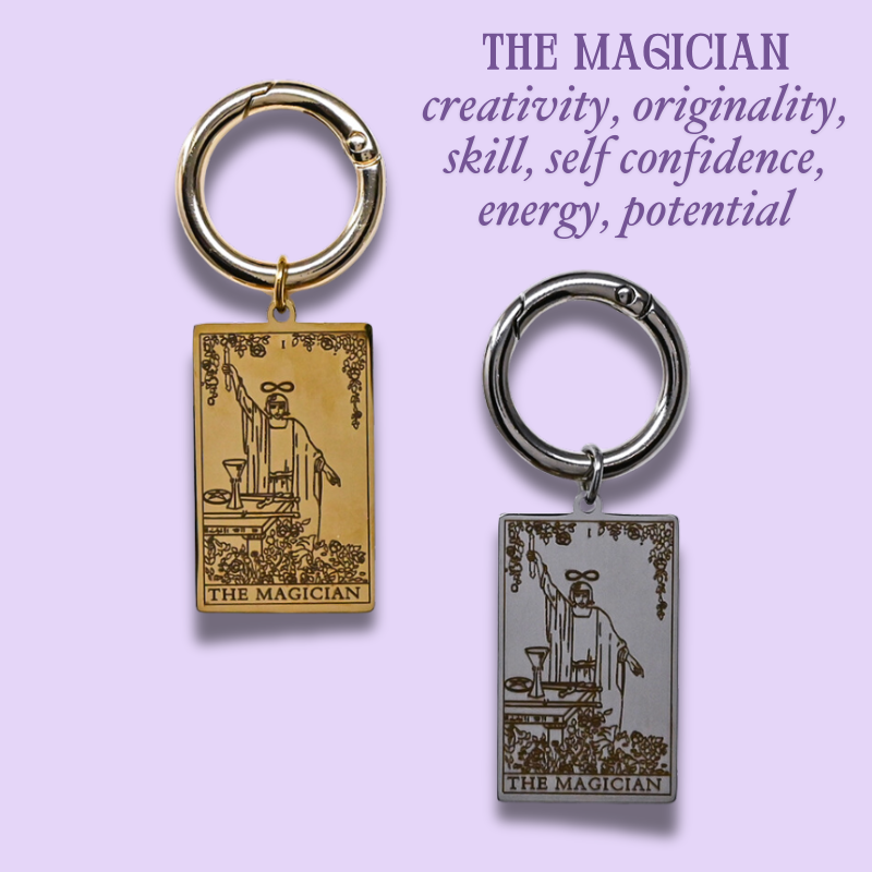 Tarot Card Bag Charm
