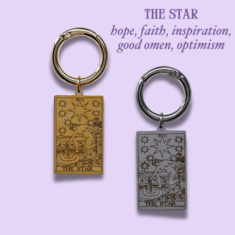 Tarot Card Bag Charm