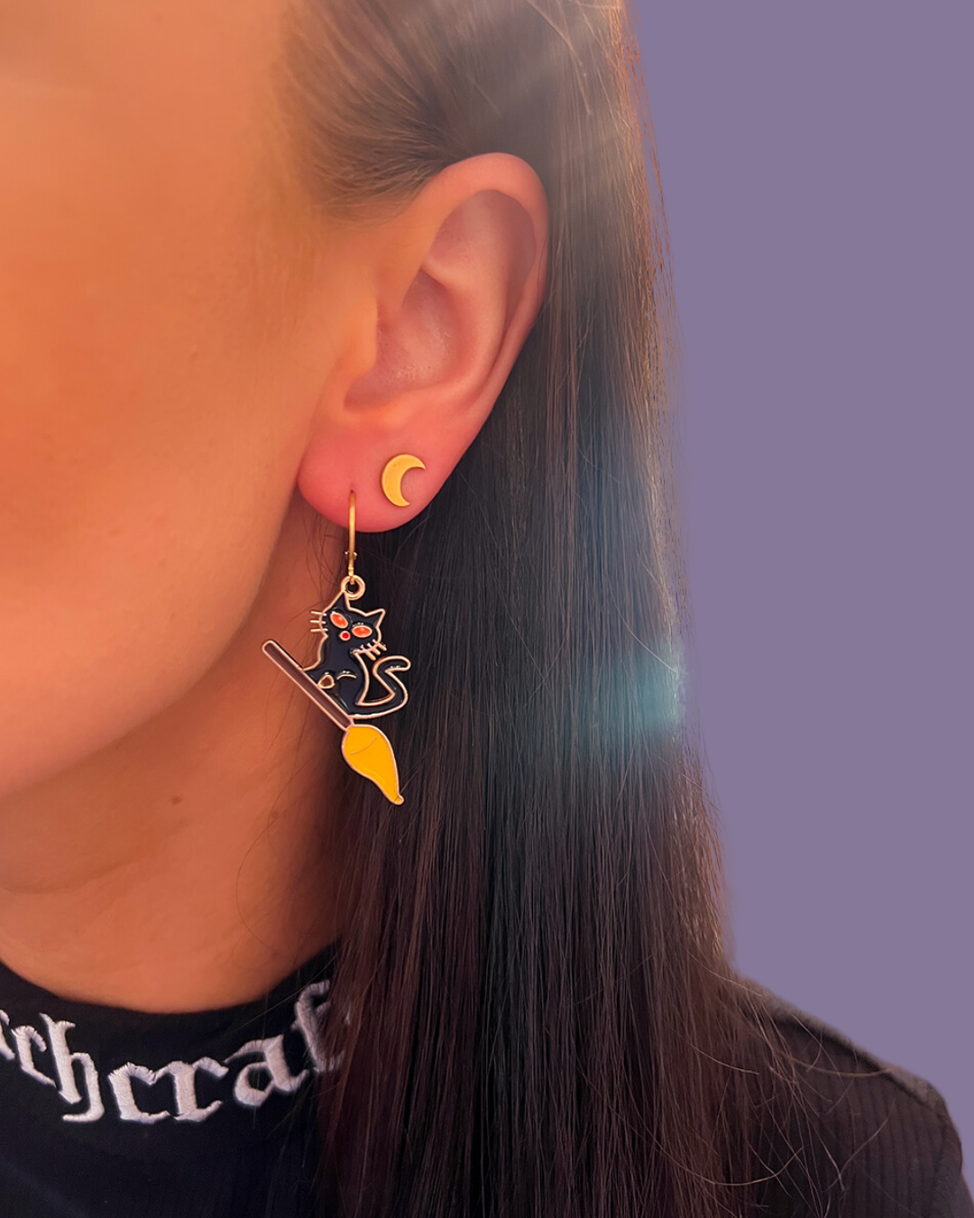 Hell Cat Earrings