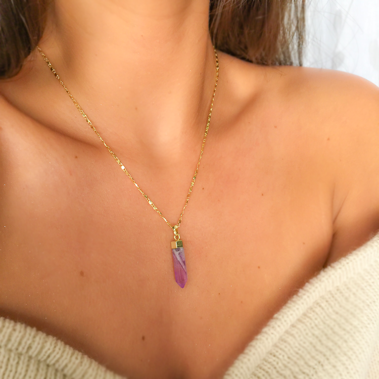 Amethyst Point Necklace