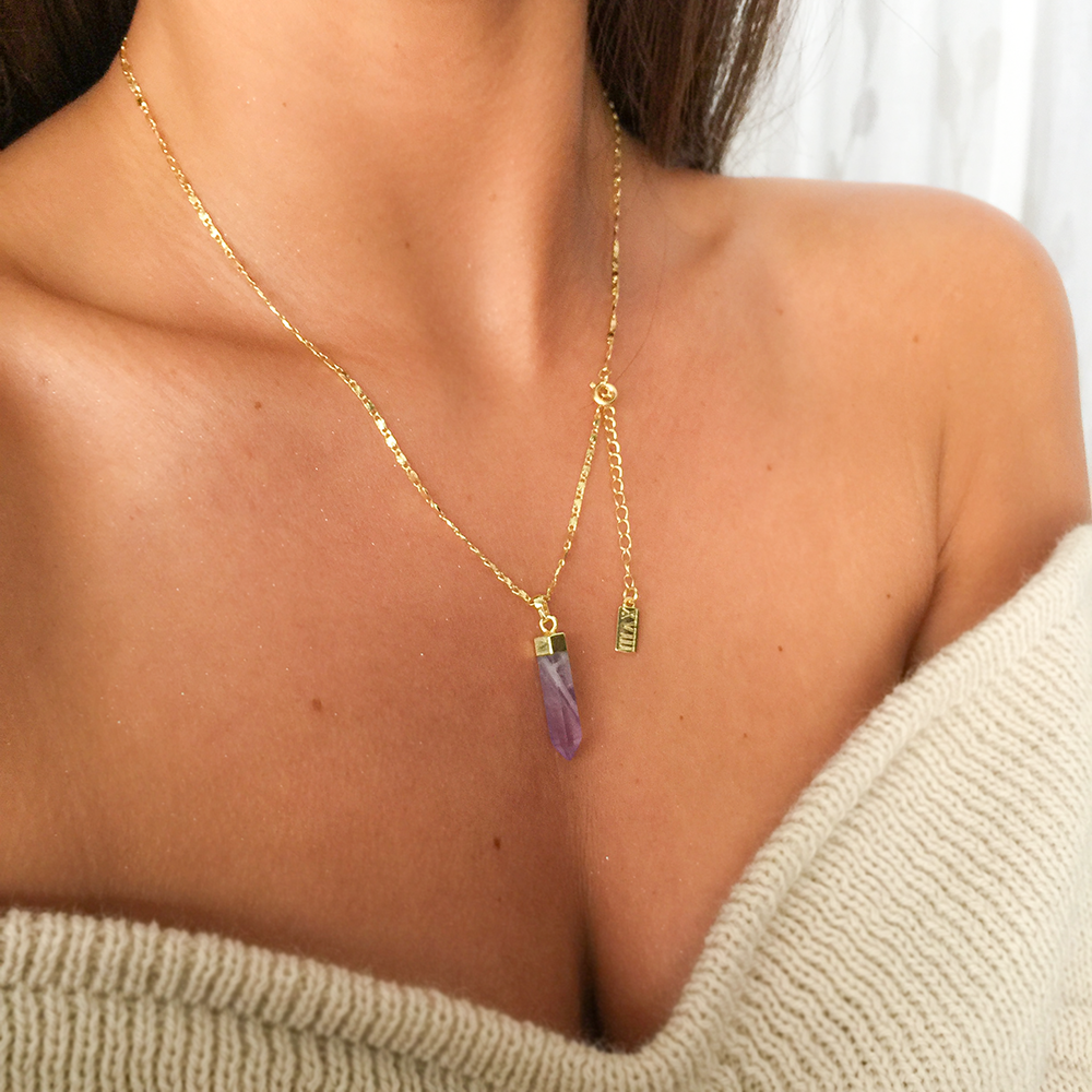 Amethyst Point Necklace