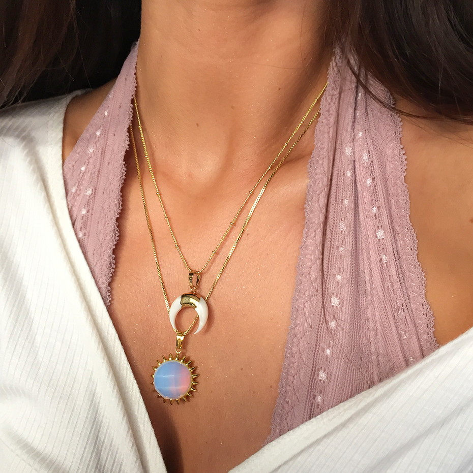 Opal Sunset Necklace