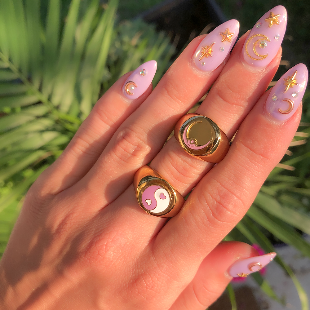 Yin Yang Signet Ring