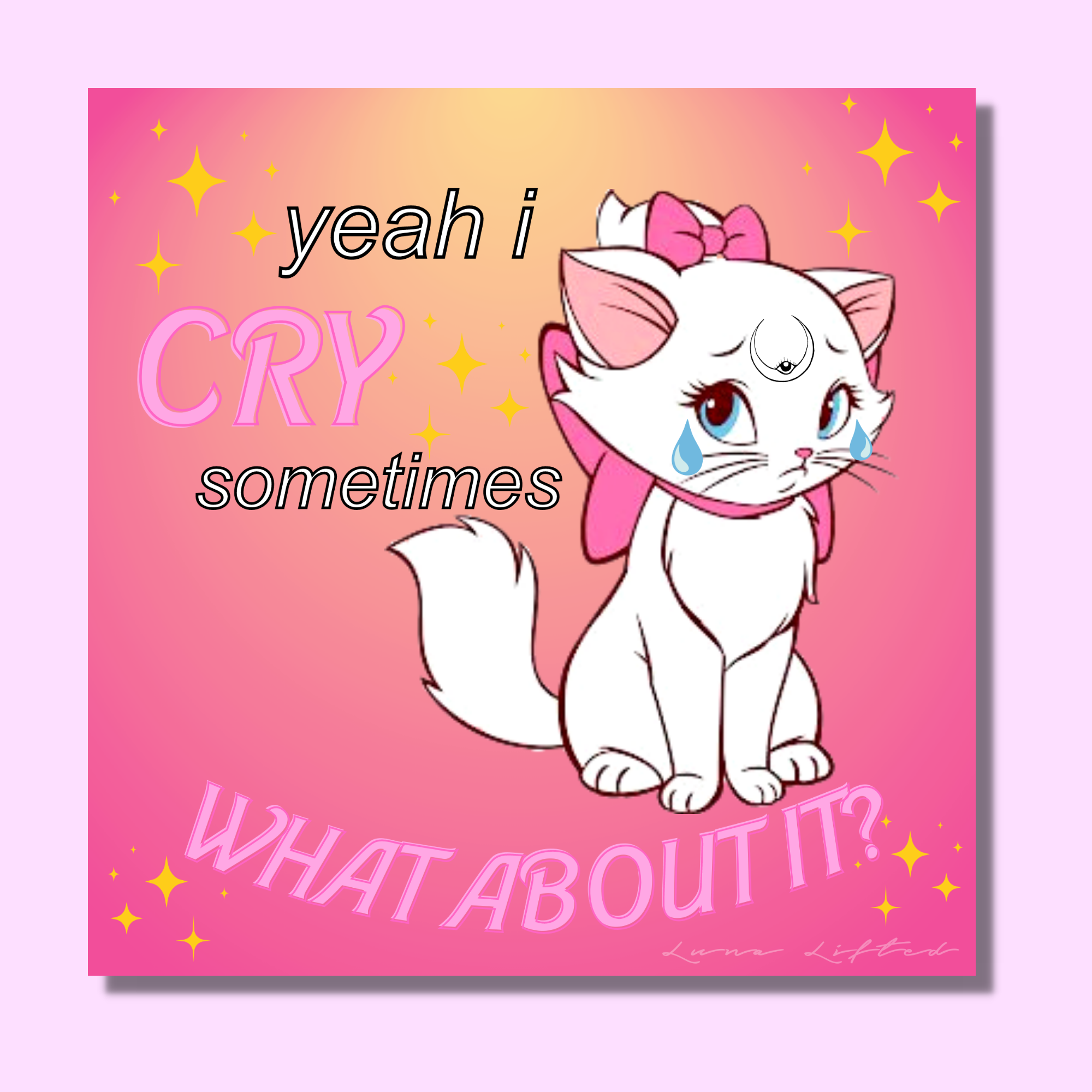 Yeah I Cry Sticker