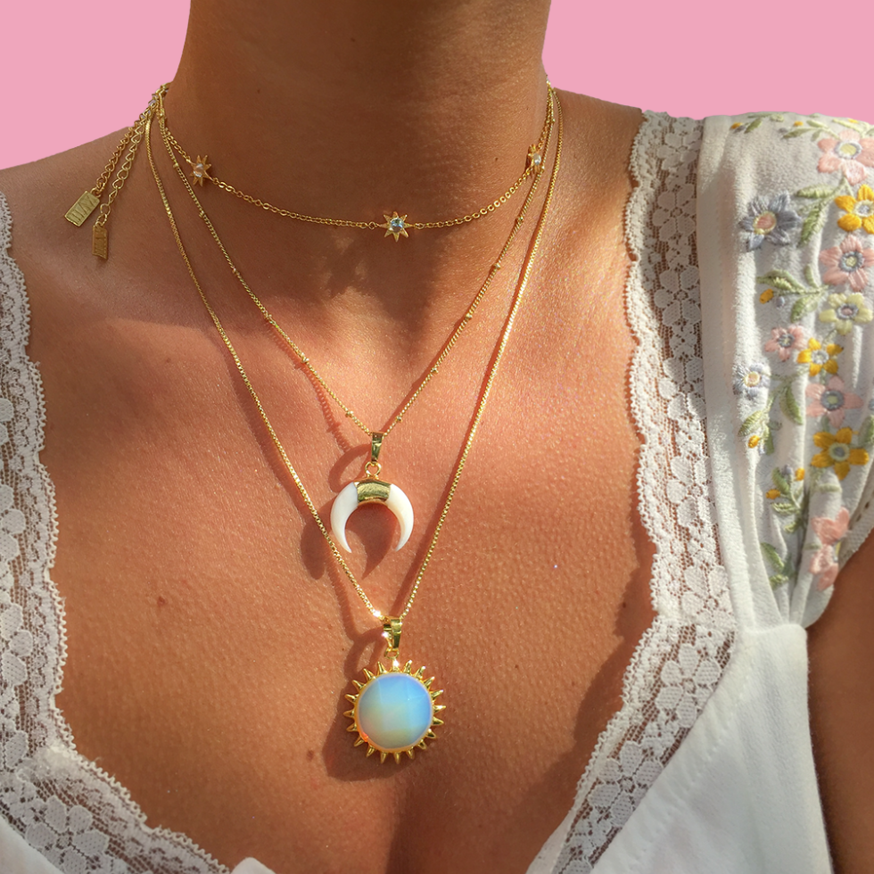 Opal Sunset Necklace