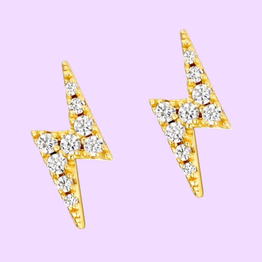 Lightning Bolt Studs