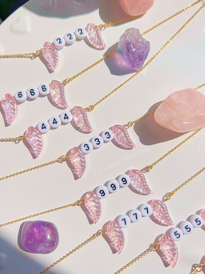Angel Number Necklace - Gold
