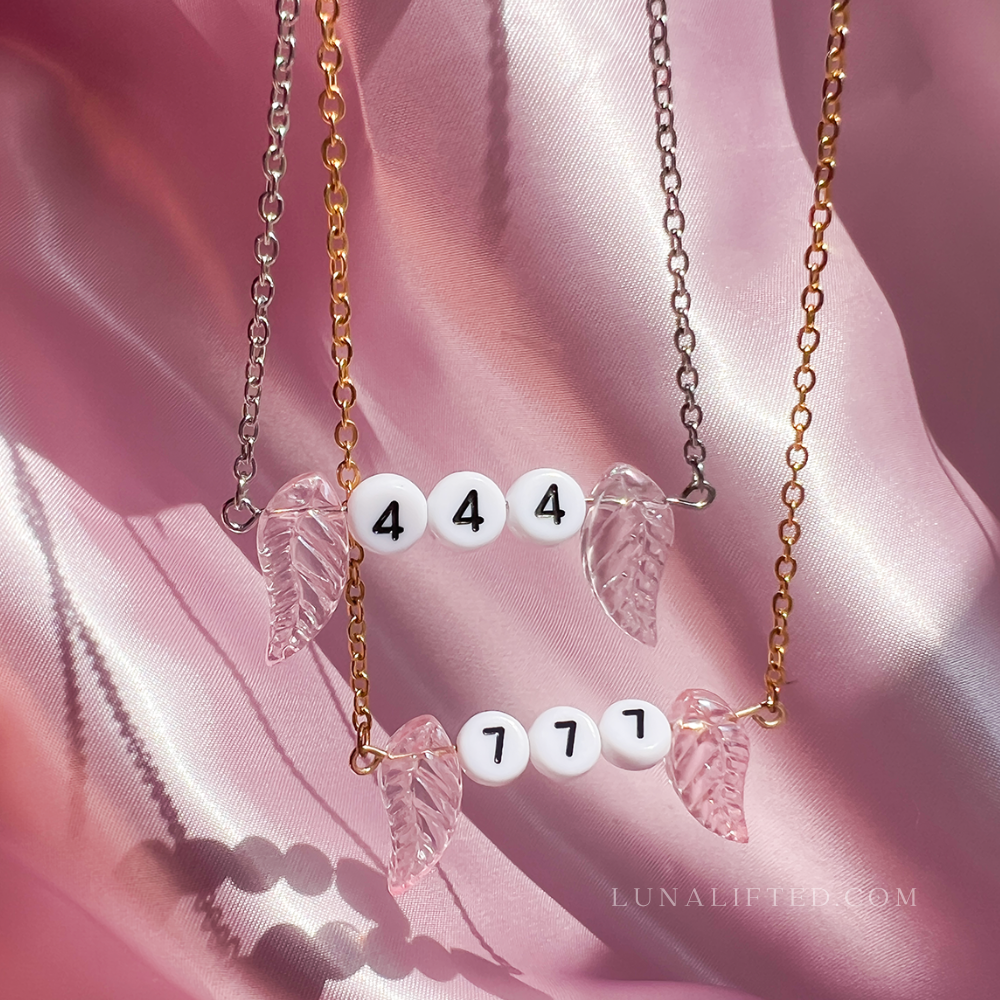 Angel Number Necklace - Silver