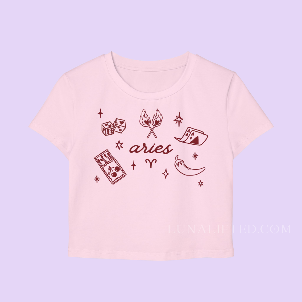 Aries Trinkets Baby Tee
