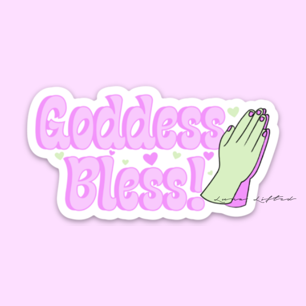 Goddess Bless Sticker