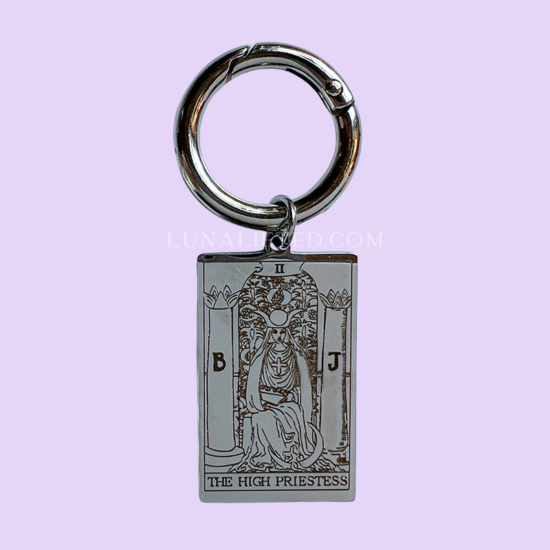 High Priestess Tarot Boot Charm