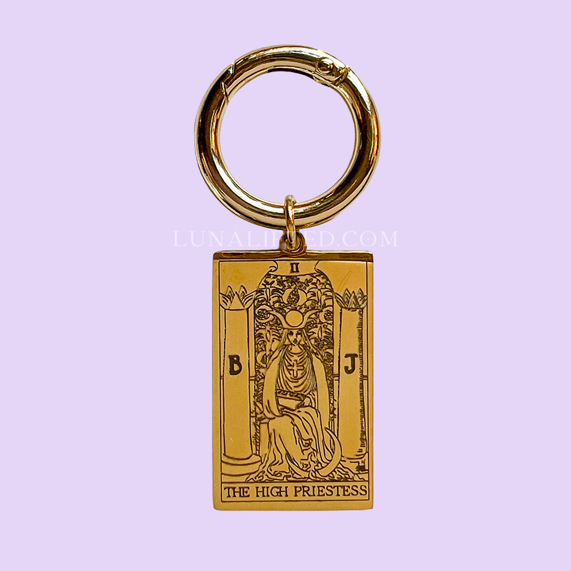 High Priestess Tarot Boot Charm