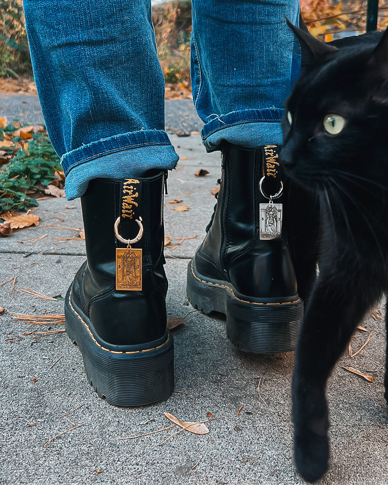 High Priestess Tarot Boot Charm