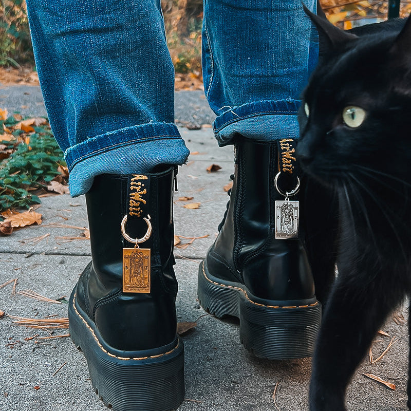 Tarot Card Boot Charms