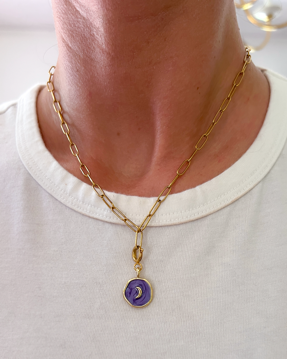 Lavender Moon Charm