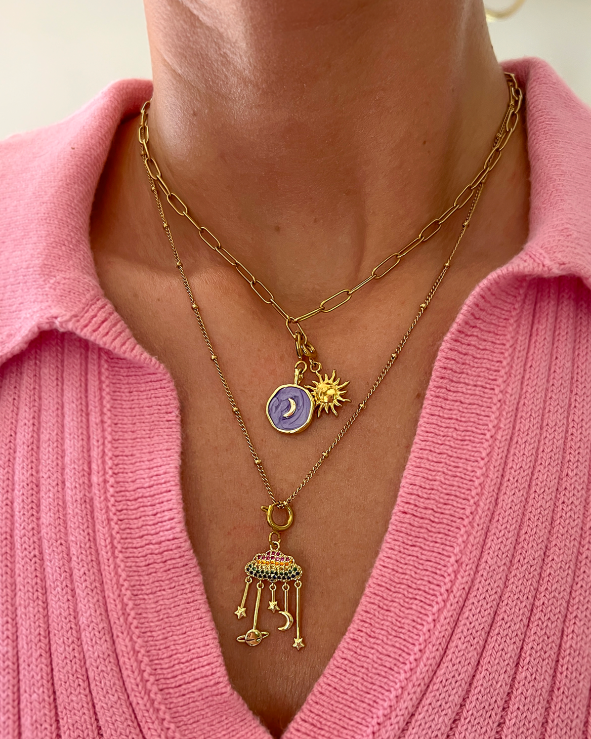 Lavender Moon Charm