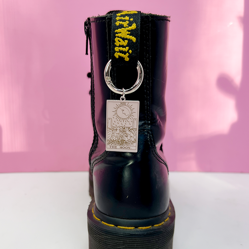 Moon Tarot Boot Charm