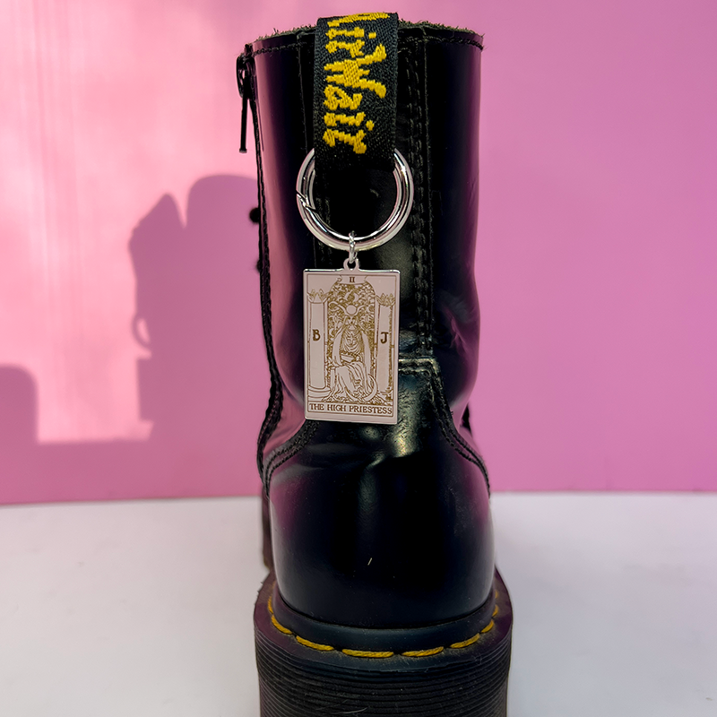 Tarot Card Boot Charms