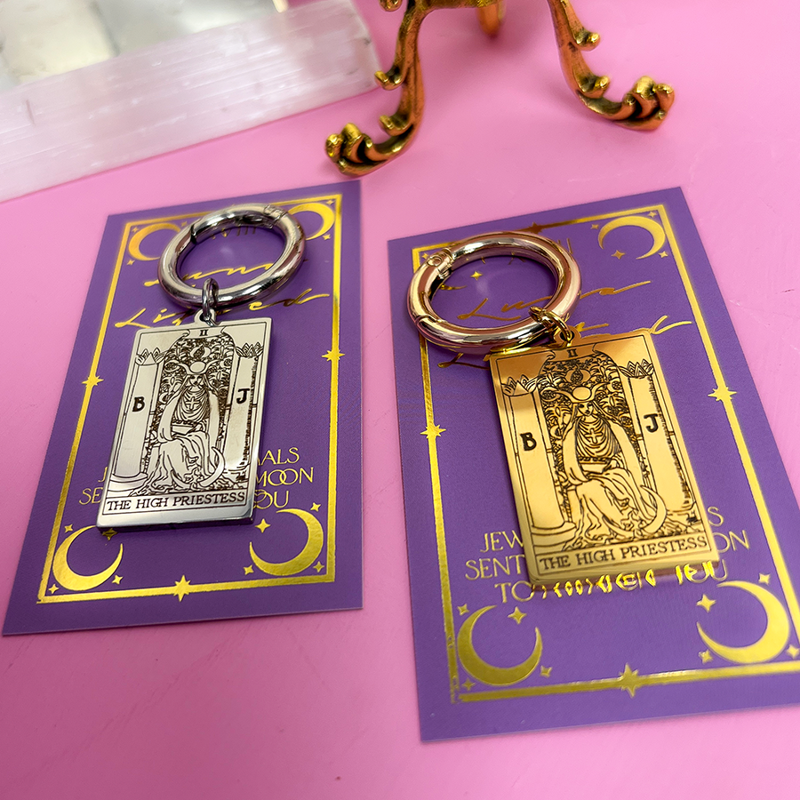 High Priestess Tarot Boot Charm