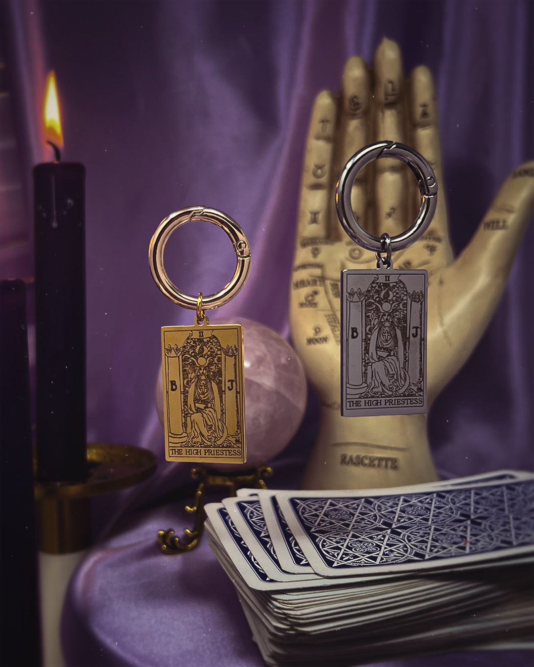 High Priestess Tarot Boot Charm