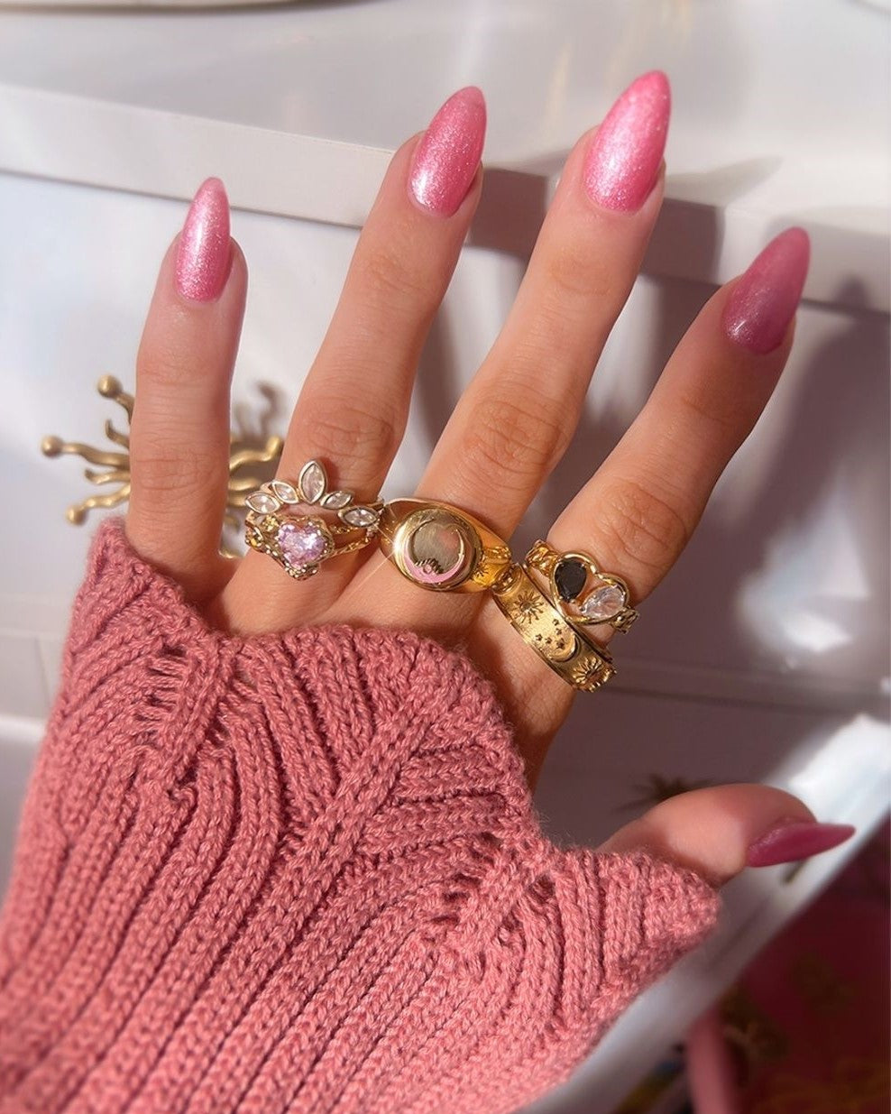 Pink Alchemy Ring