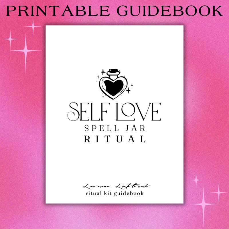 Self Love Spell Jar Ritual Guidebook | Digital Download