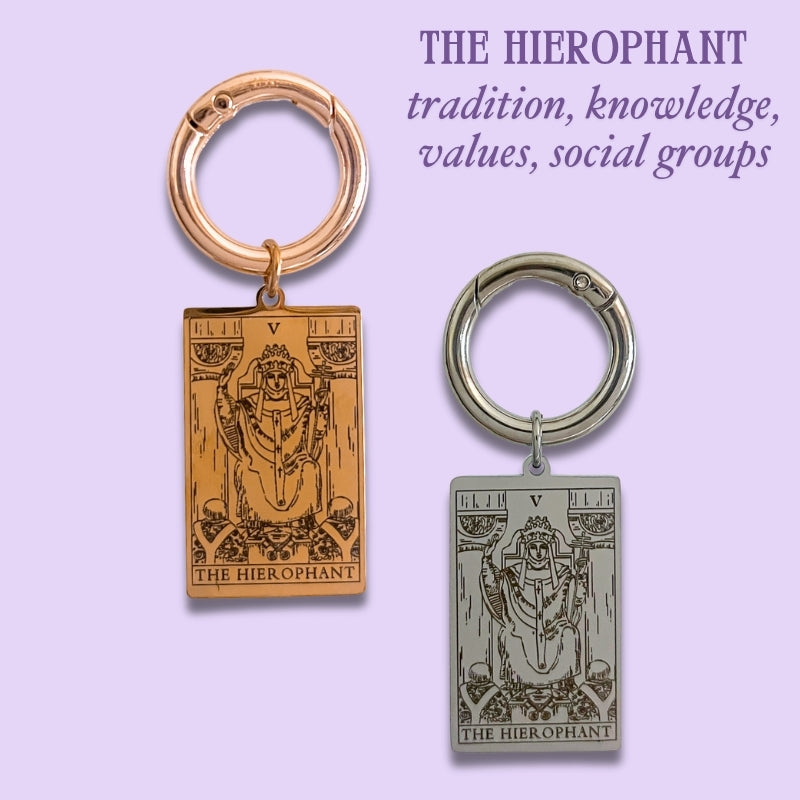 Tarot Card Bag Charm