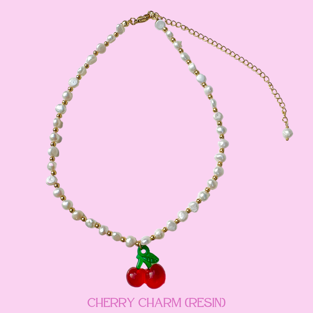 Forbidden Fruit Pearl Necklace