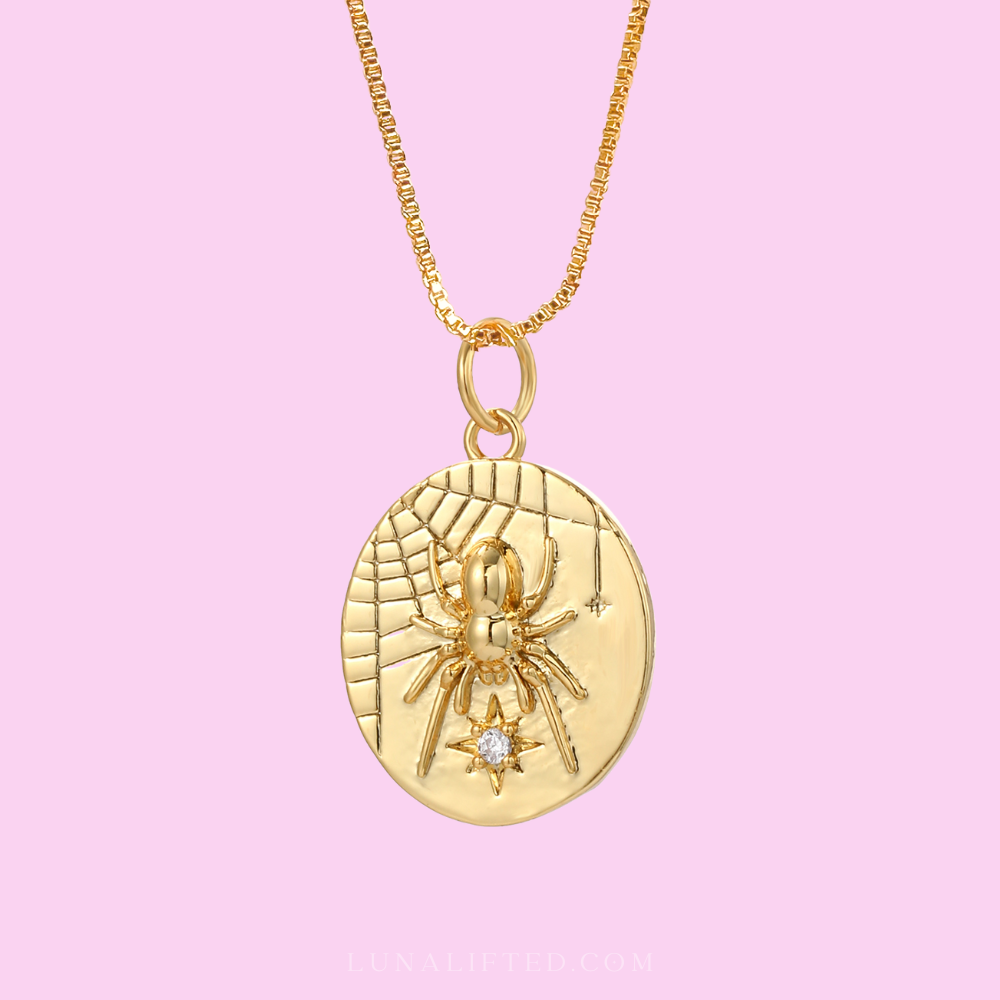 Arachne Coin Necklace