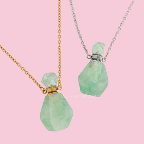 Green Aventurine Potion Bottle Necklace