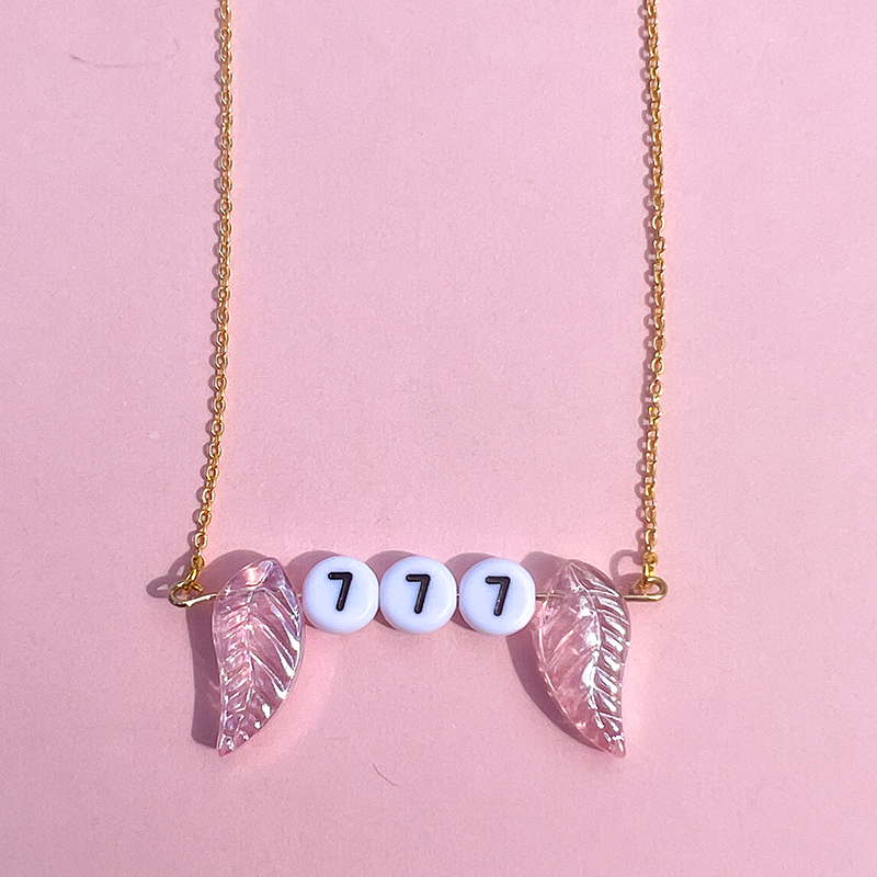Angel Number Necklace - Gold