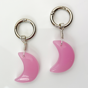 Rose Quartz Crescent Boot Charm