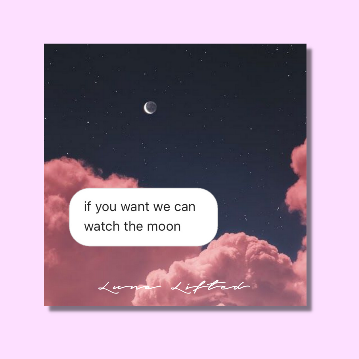 Watch the Moon Sticker
