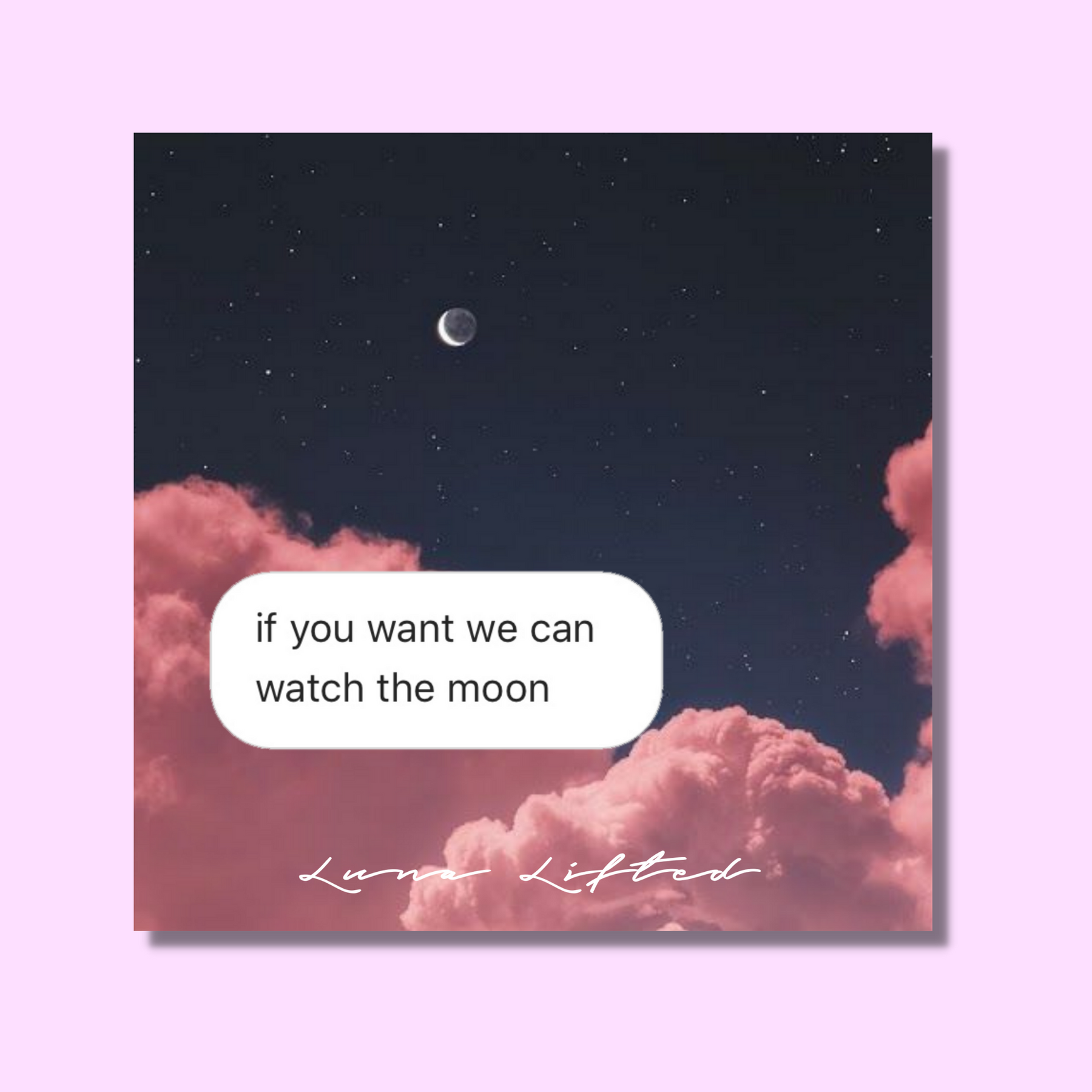 Watch The Moon Sticker