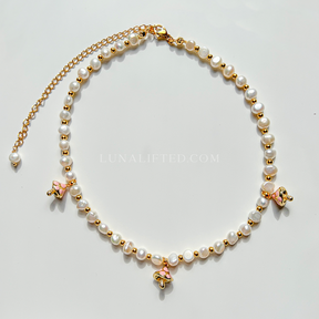 Fairy Ring Pearl Necklace